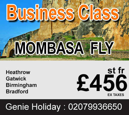 business class flights fare, business class tickets to Mombasa